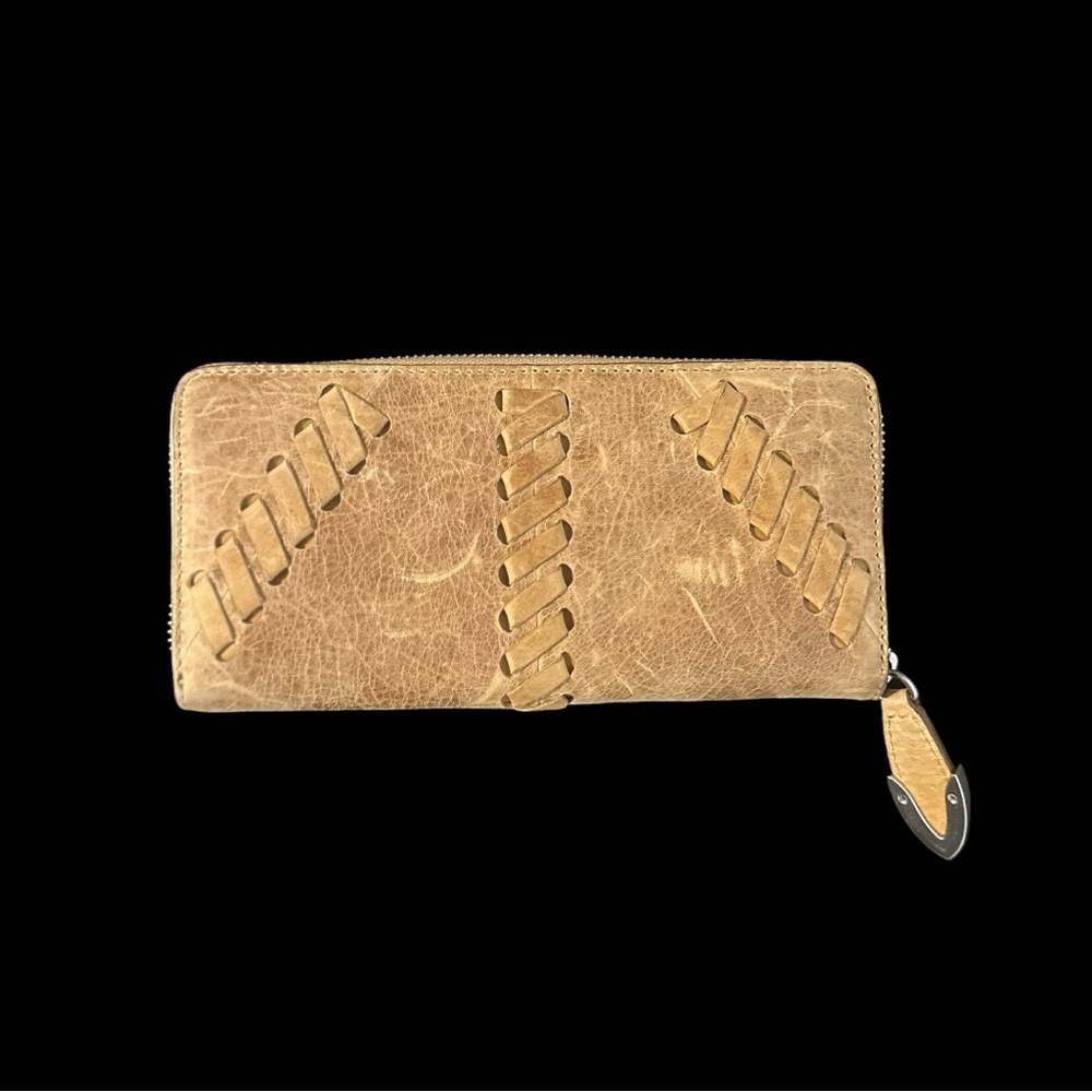 Frye Leather Wallet in Caramel
